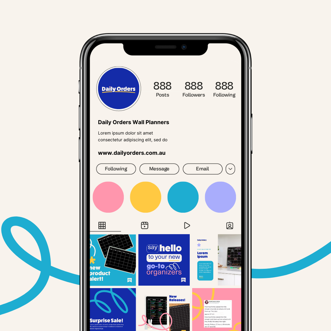 Daily Orders brand identity design and digital marketing assets by Complete Street