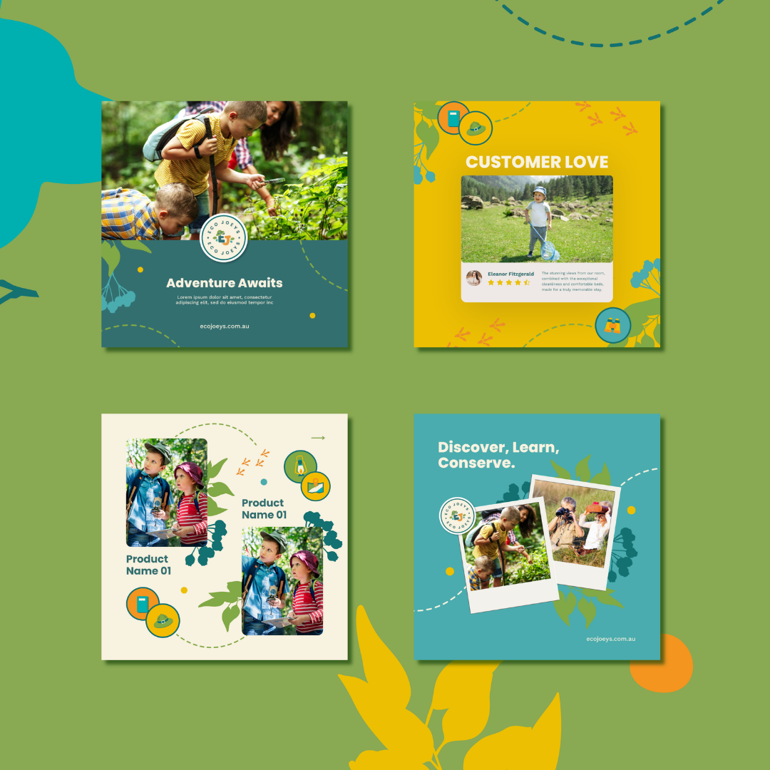 Eco Joeys brand identity by Complete Street