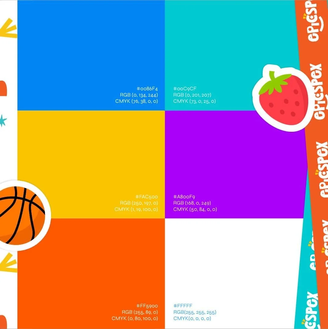 epic spex brand identity by Complete Street