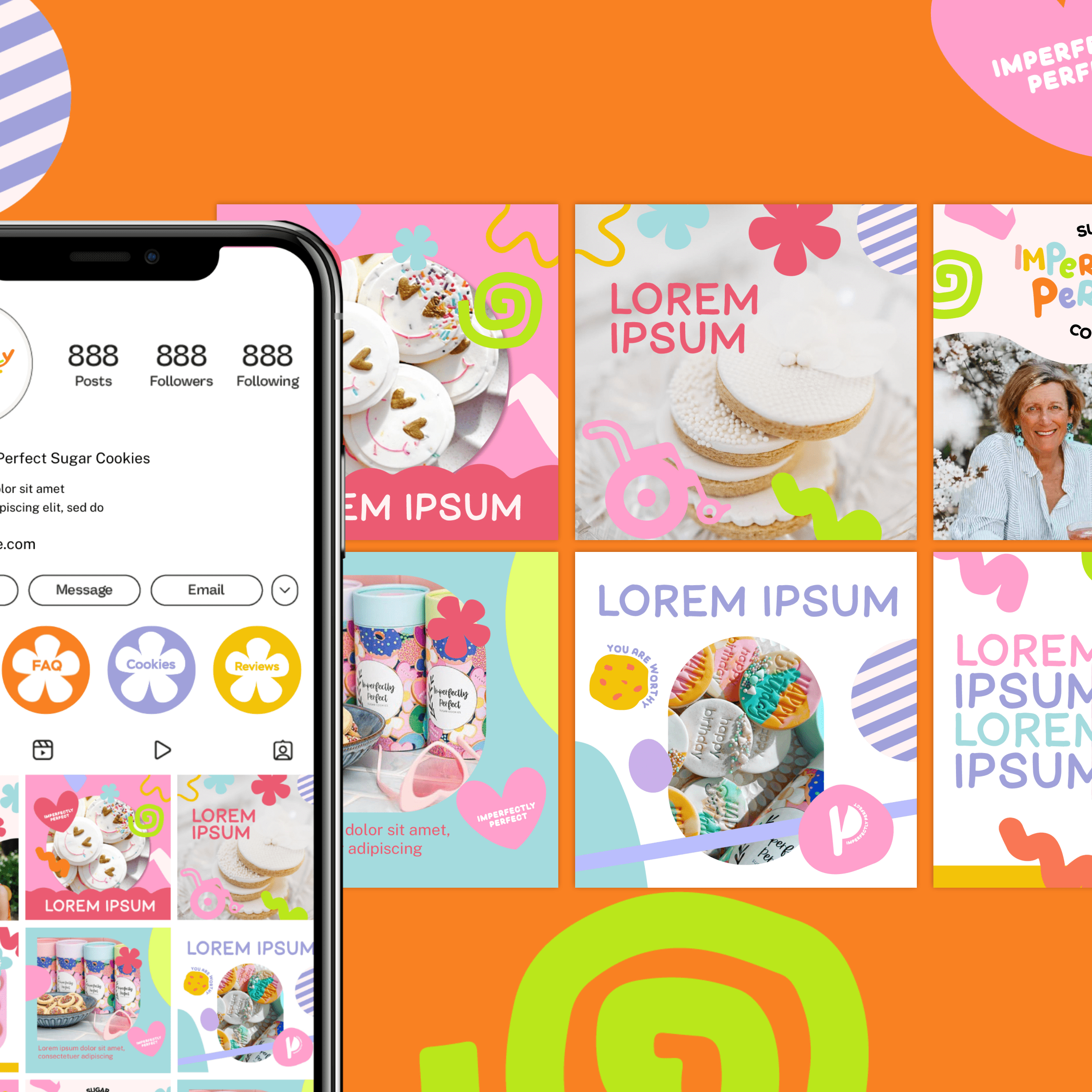 imperfectly perfect brand identity by Complete Street