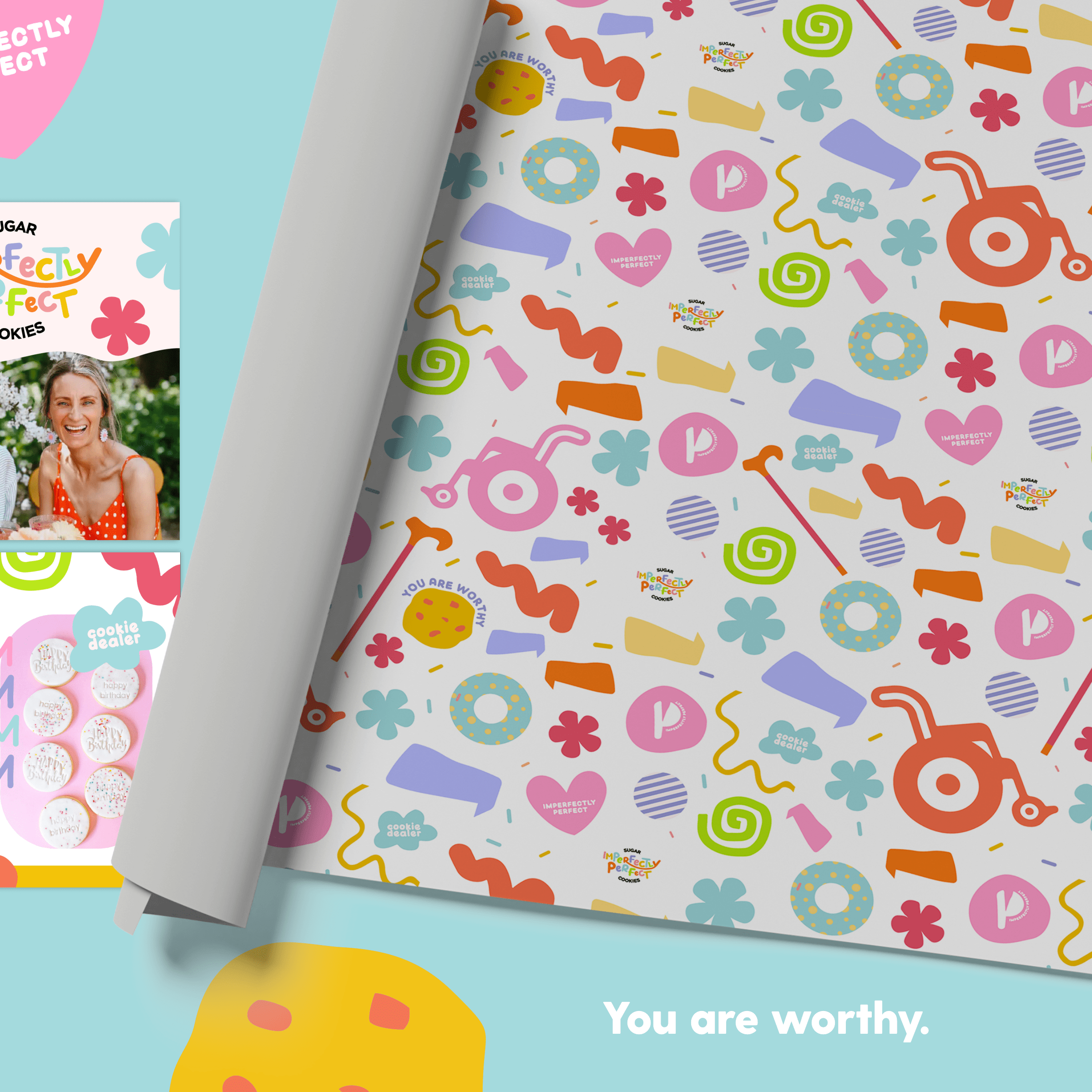 imperfectly perfect brand identity by Complete Street