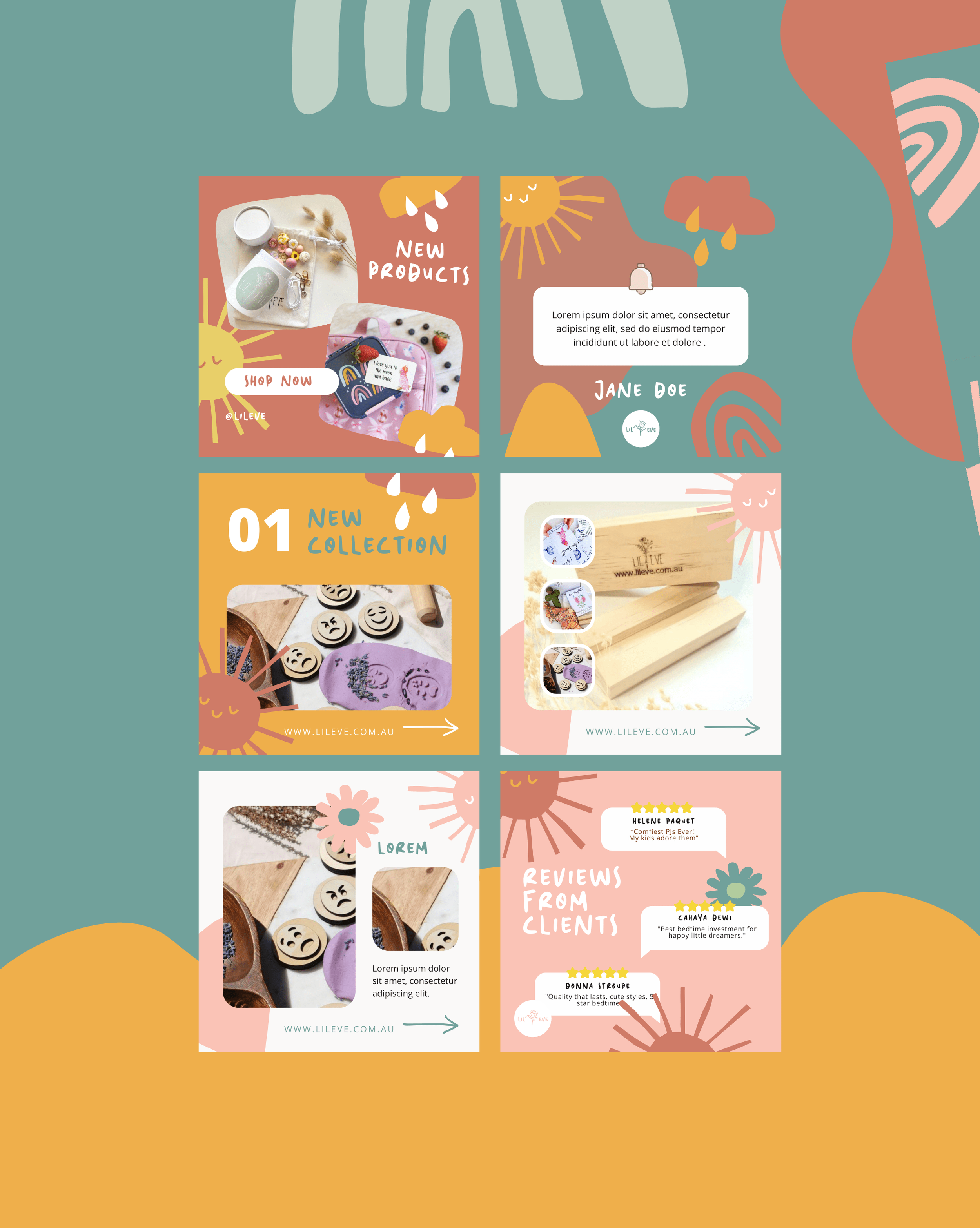 lil eve brand identity by Complete Street