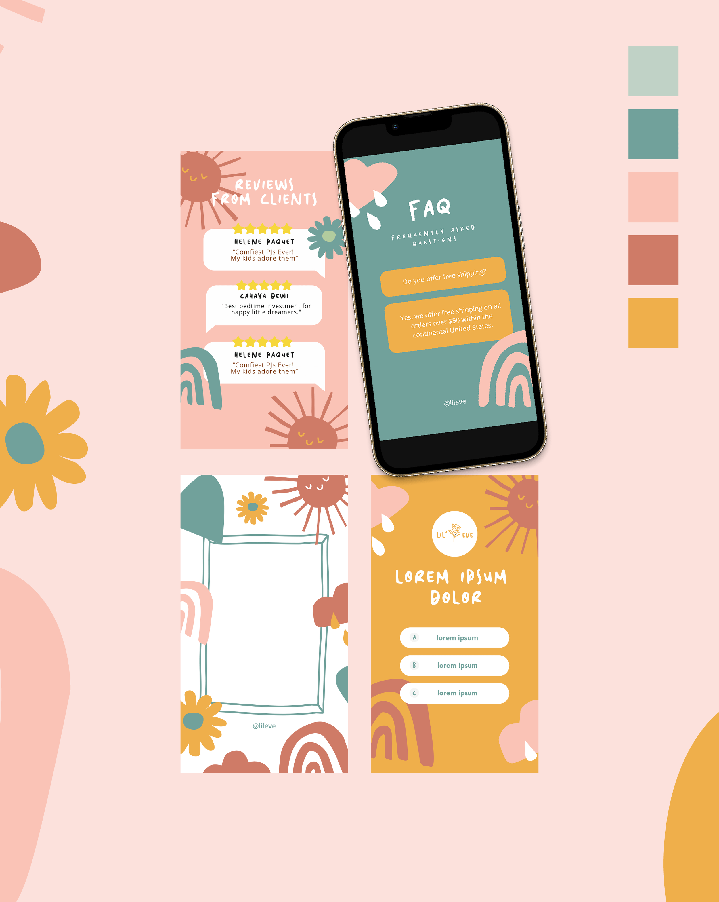 lil eve brand identity by Complete Street