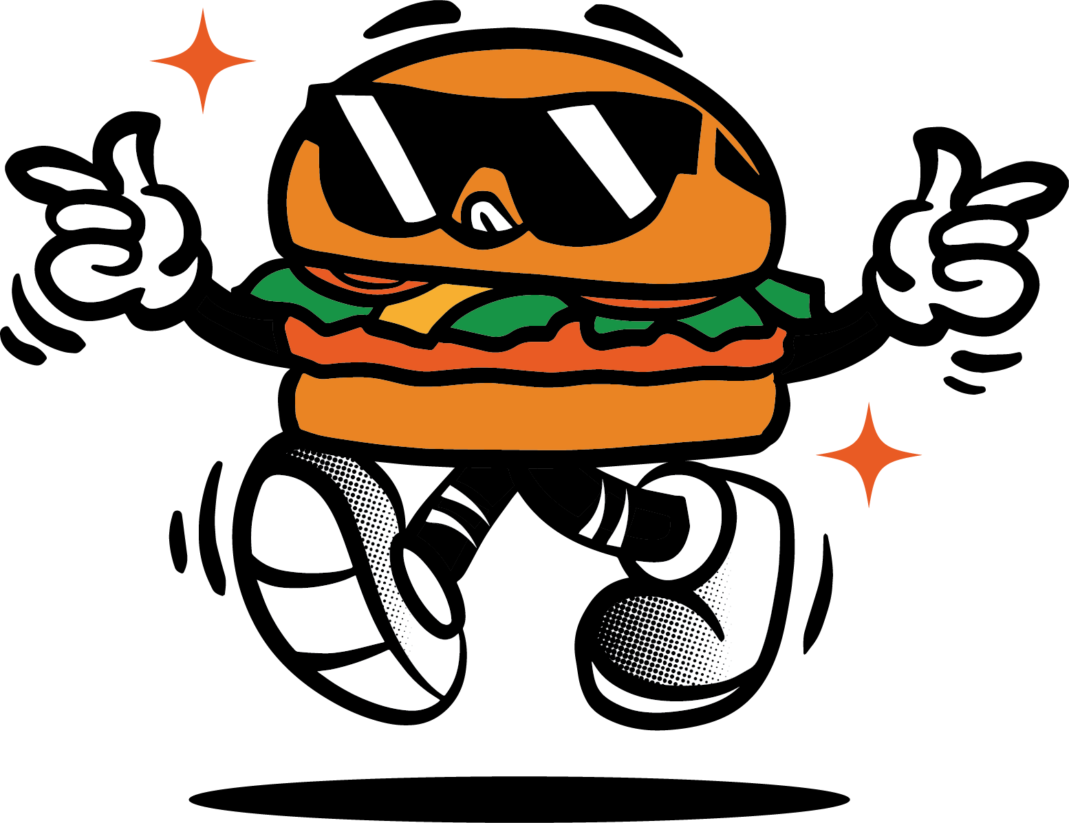 O.G. Smash Burgers brand identity by Complete Street