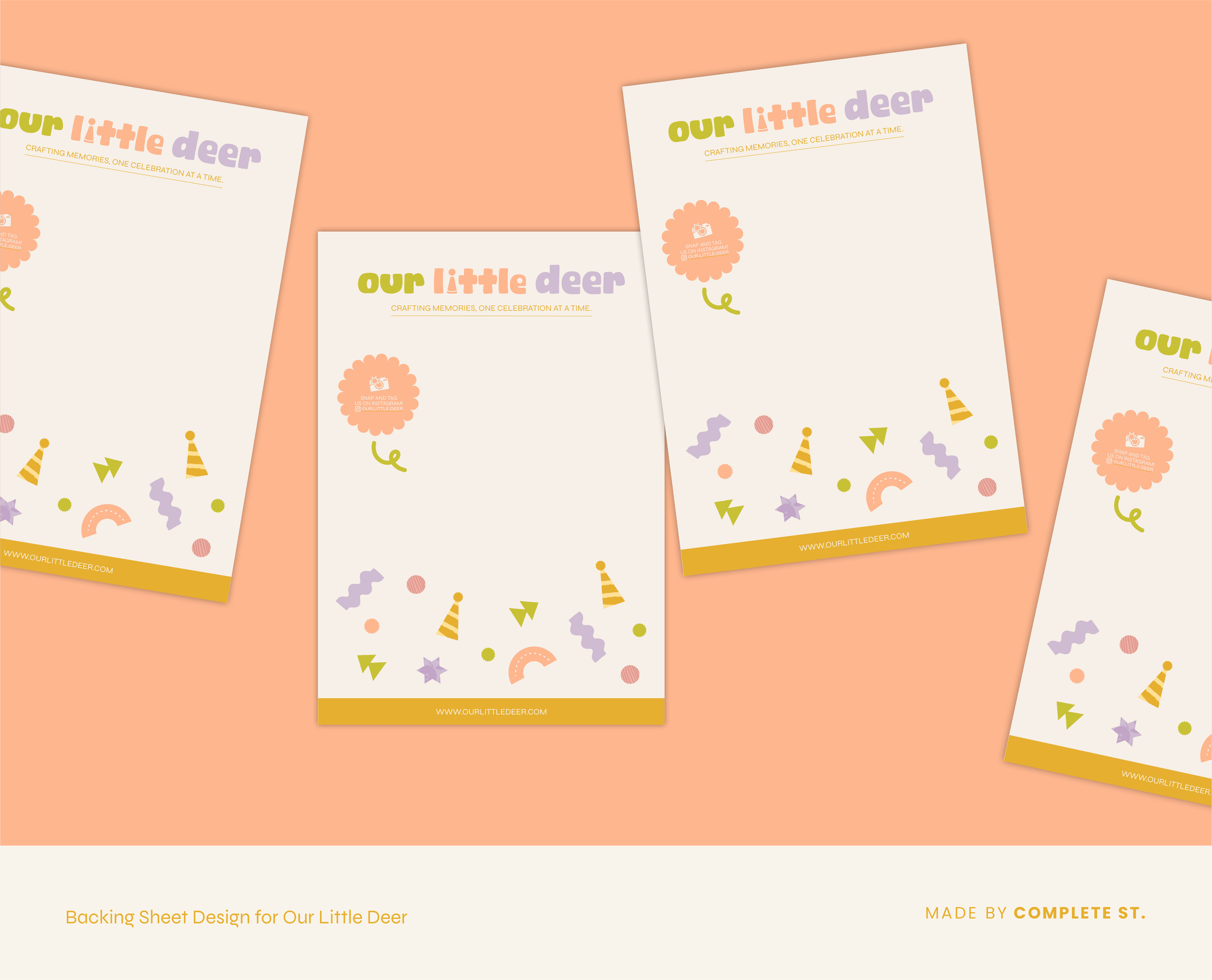 our little deer brand identity by Complete Street