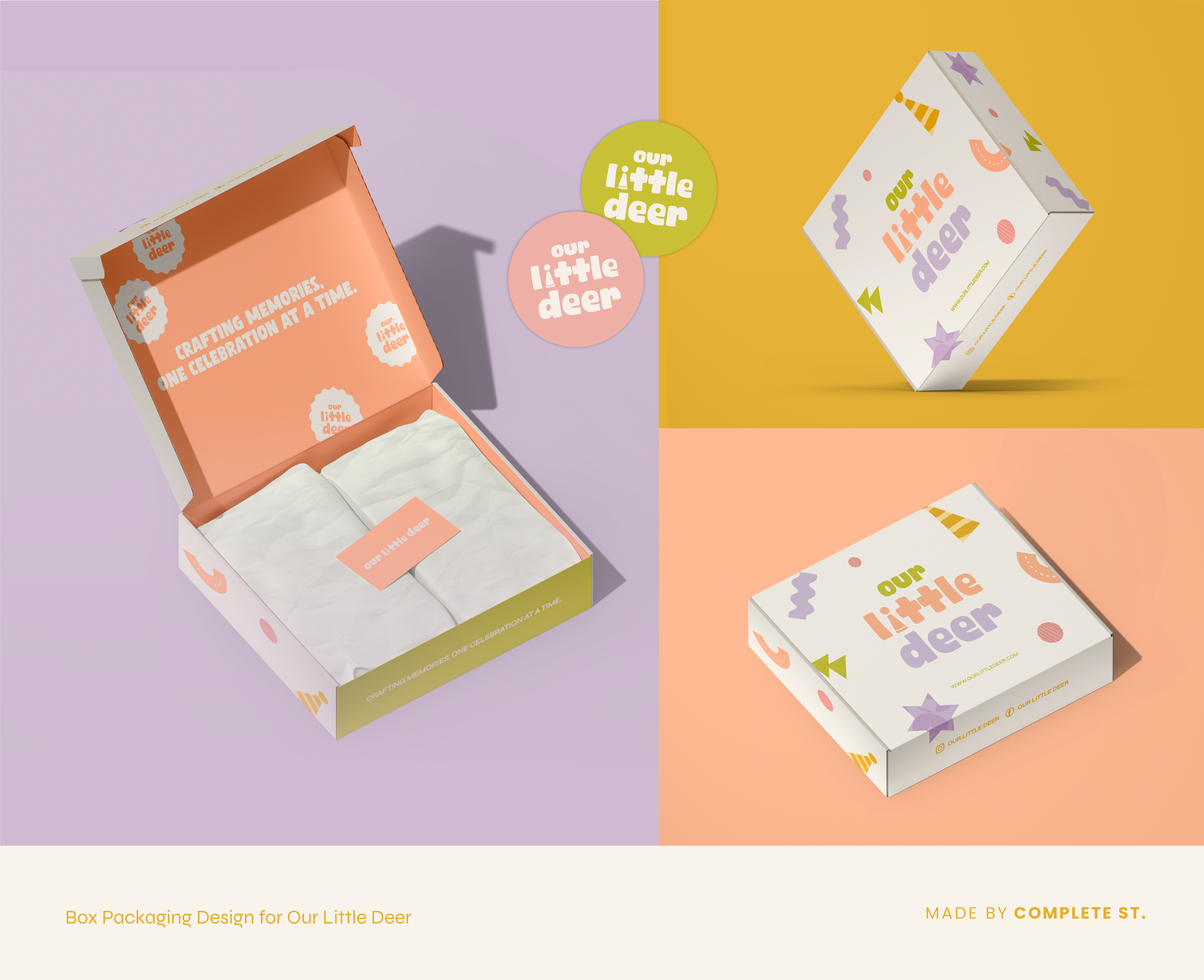 our little deer brand identity by Complete Street