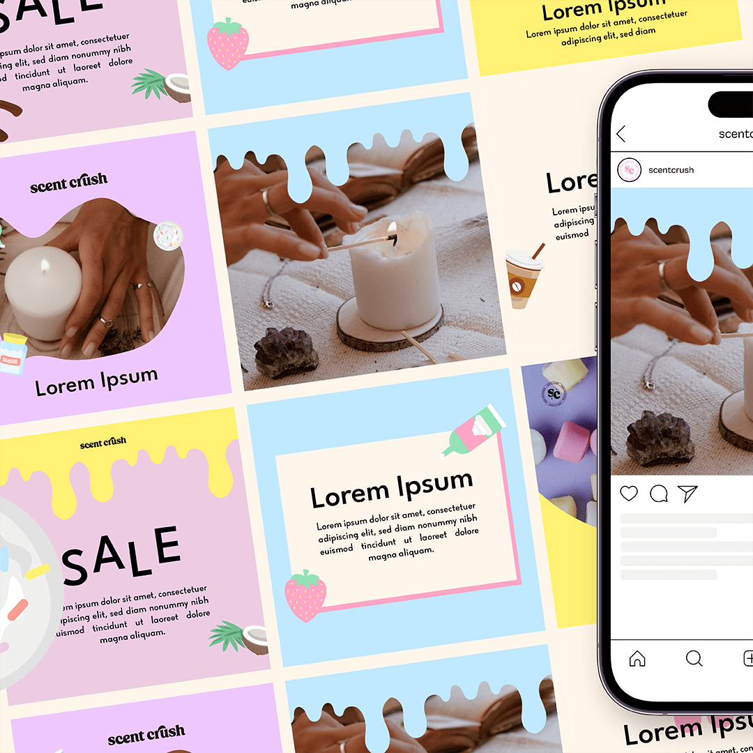 scent crush brand identity by Complete Street