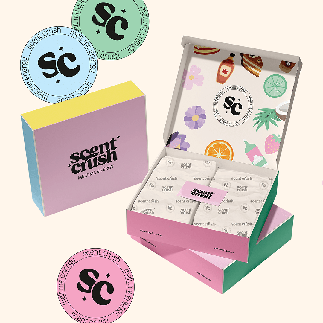 scent crush brand identity by Complete Street
