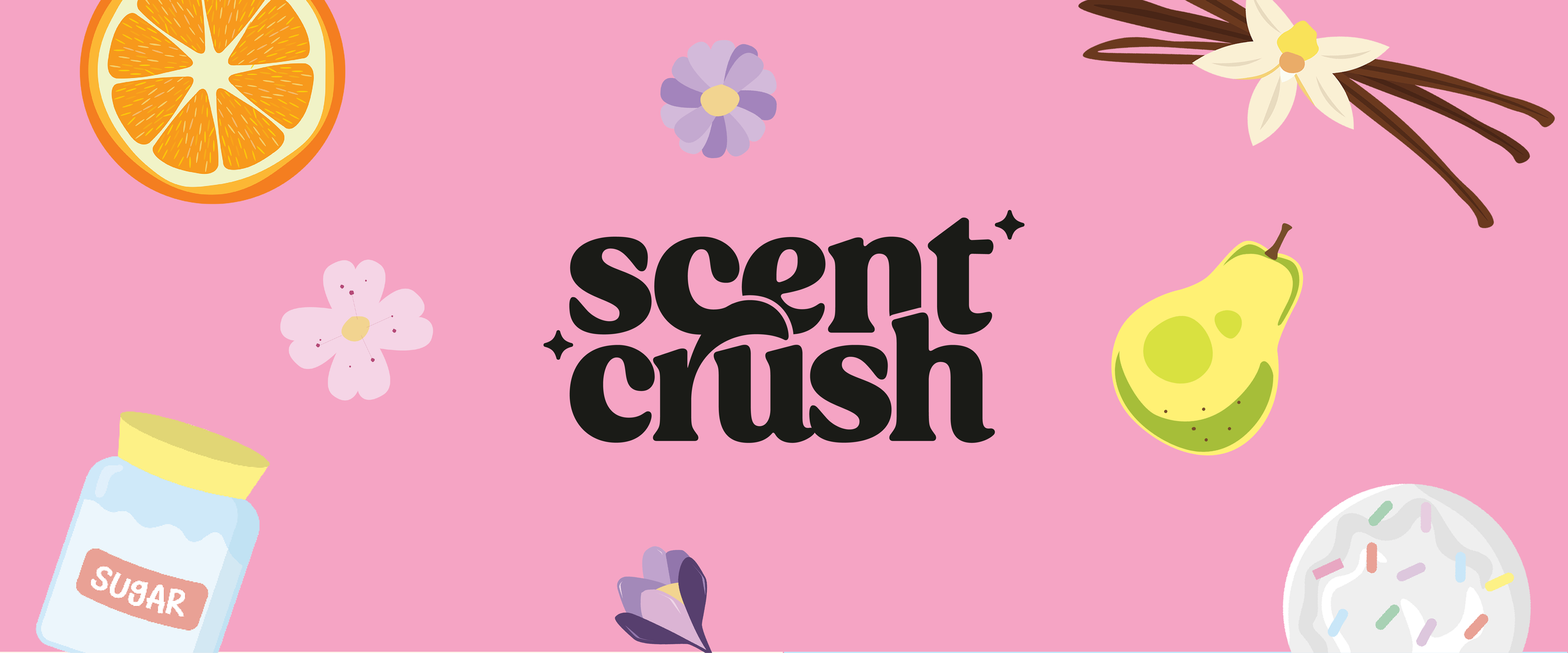 scent crush brand identity by Complete Street