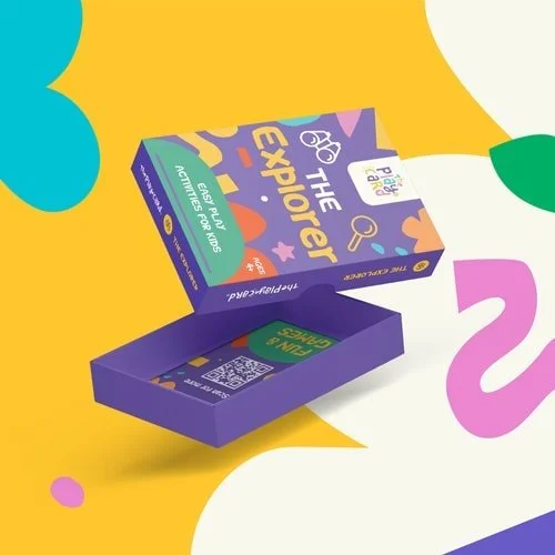 the play card brand identity by Complete Street