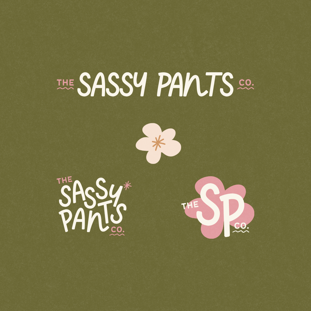 The Sassy Pants Co brand identity design and digital marketing assets by Complete Street