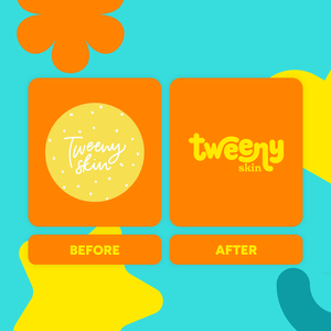 tweeny skin brand identity by Complete Street