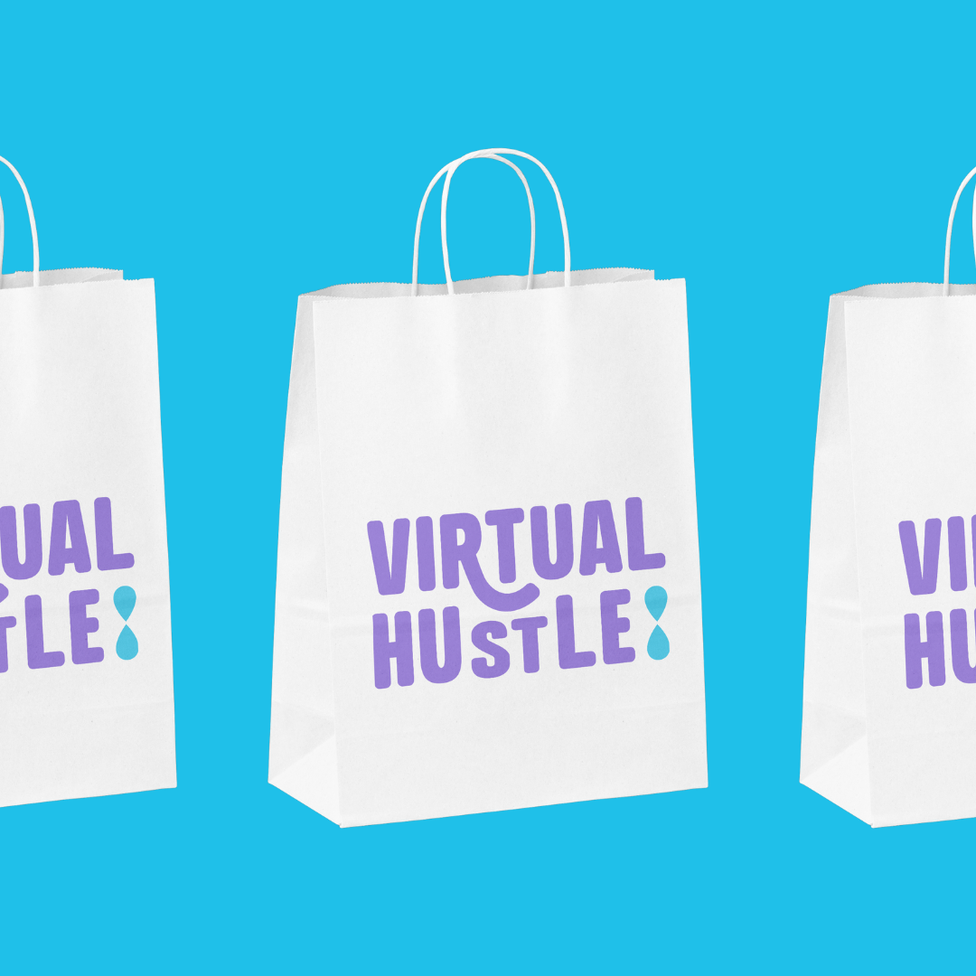 Virtual Hustle brand identity by Complete Street