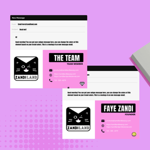 zandi land brand identity by Complete Street