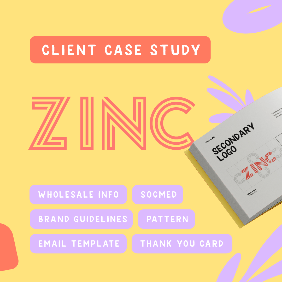zinc & co brand identity by Complete Street