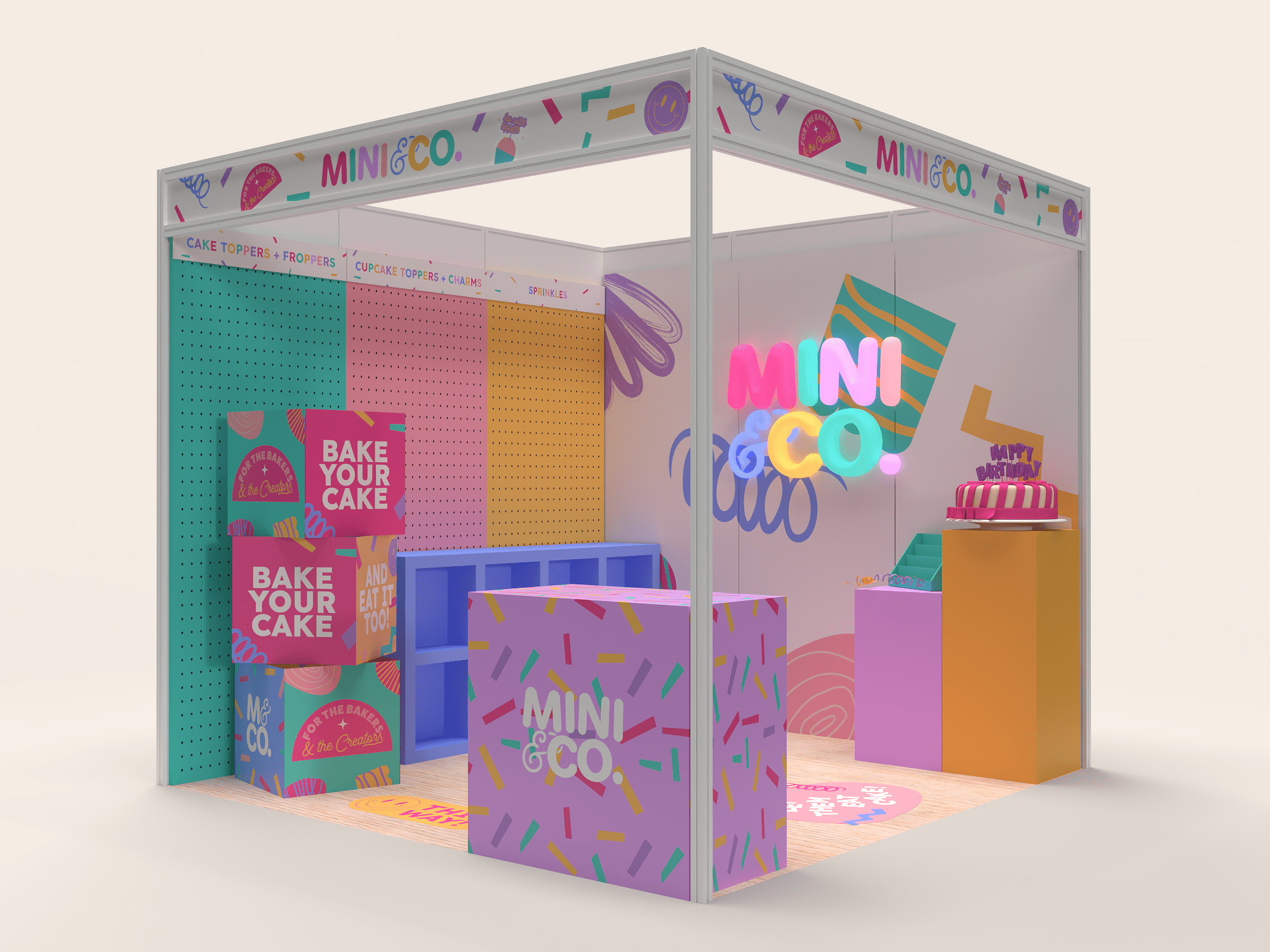 exhibition stand design by complete street