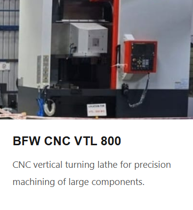 CNC vertical turning lathe machine with control panel