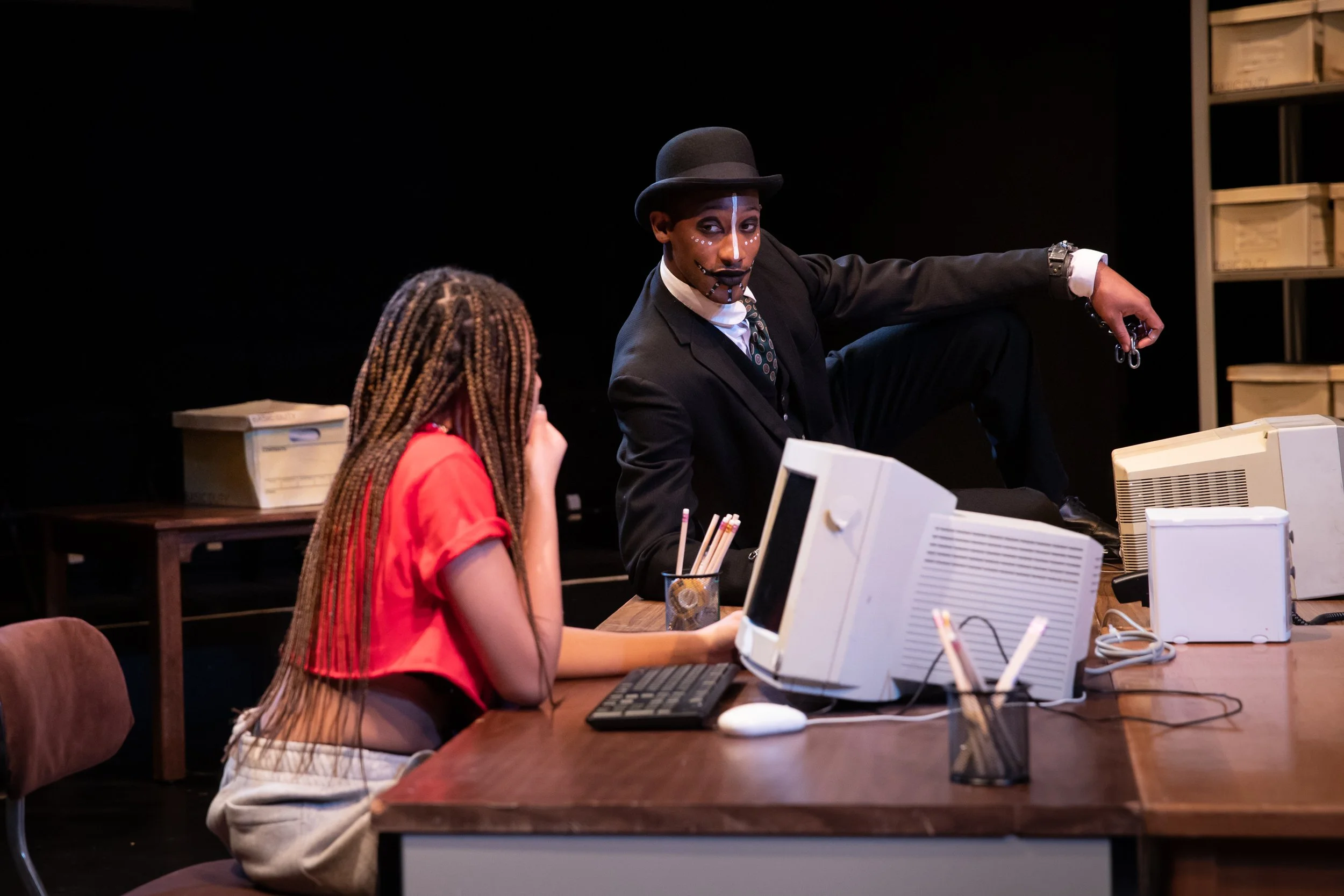  ADDRESS THE BODY!  Written by Zachariah Ezer   Direted by Dominique Rider  Choreography and Composition by: Ryan Johnson  With Marissa “Angel” Barker, Josephine K. Bonnington-Mailisi, Nolan Myers, Allen Tyrone Porterie, Jay Smith, Mack Thorton, and 