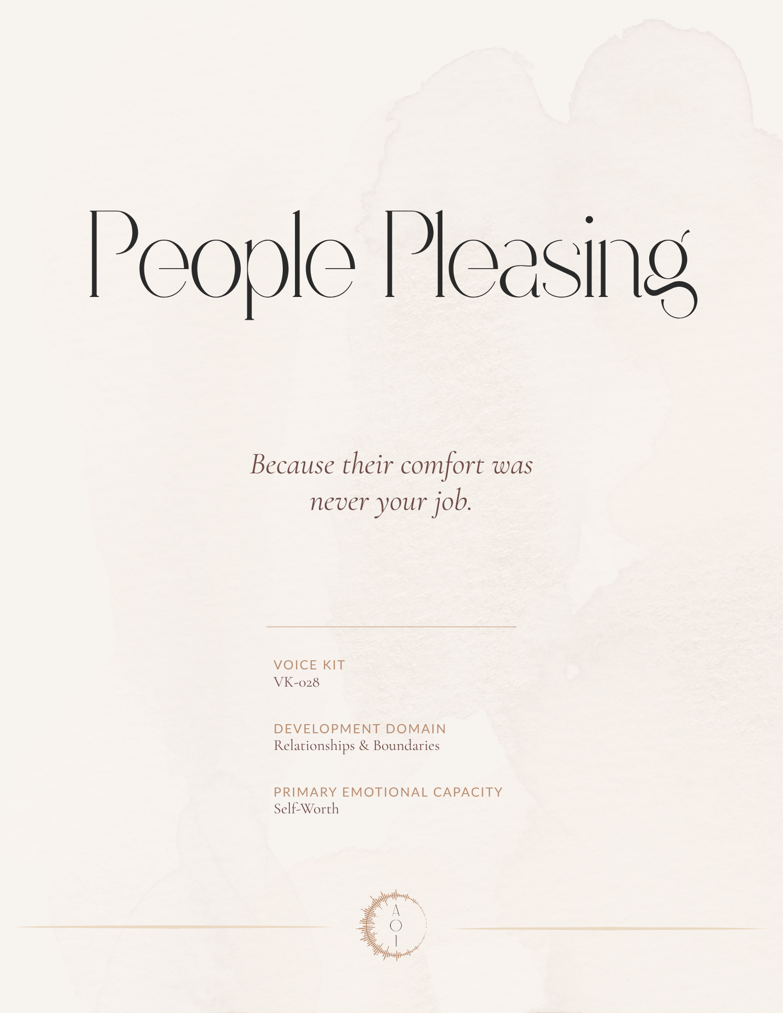 People Pleasing