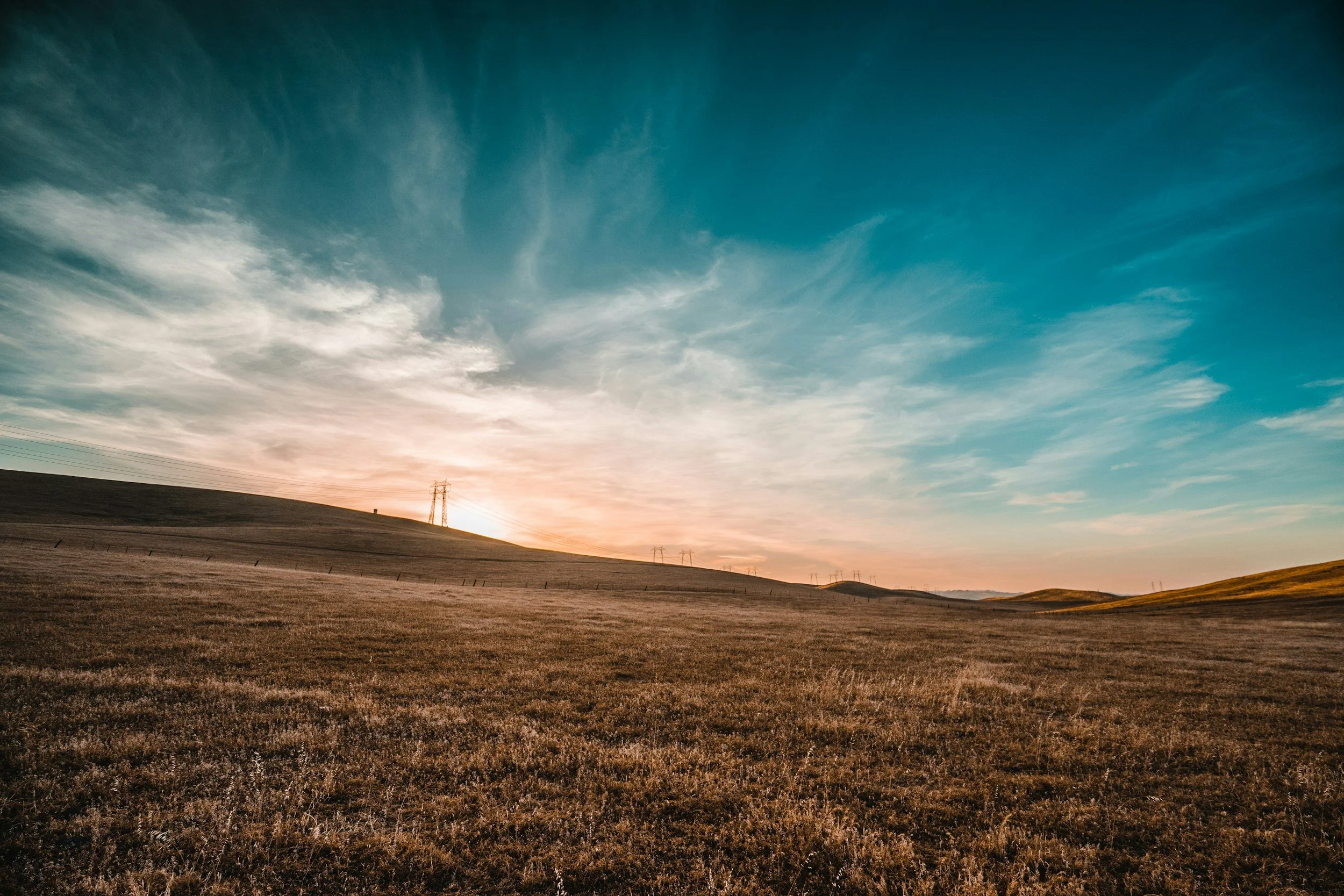 An open, quiet landscape, suggesting room to finally breathe.