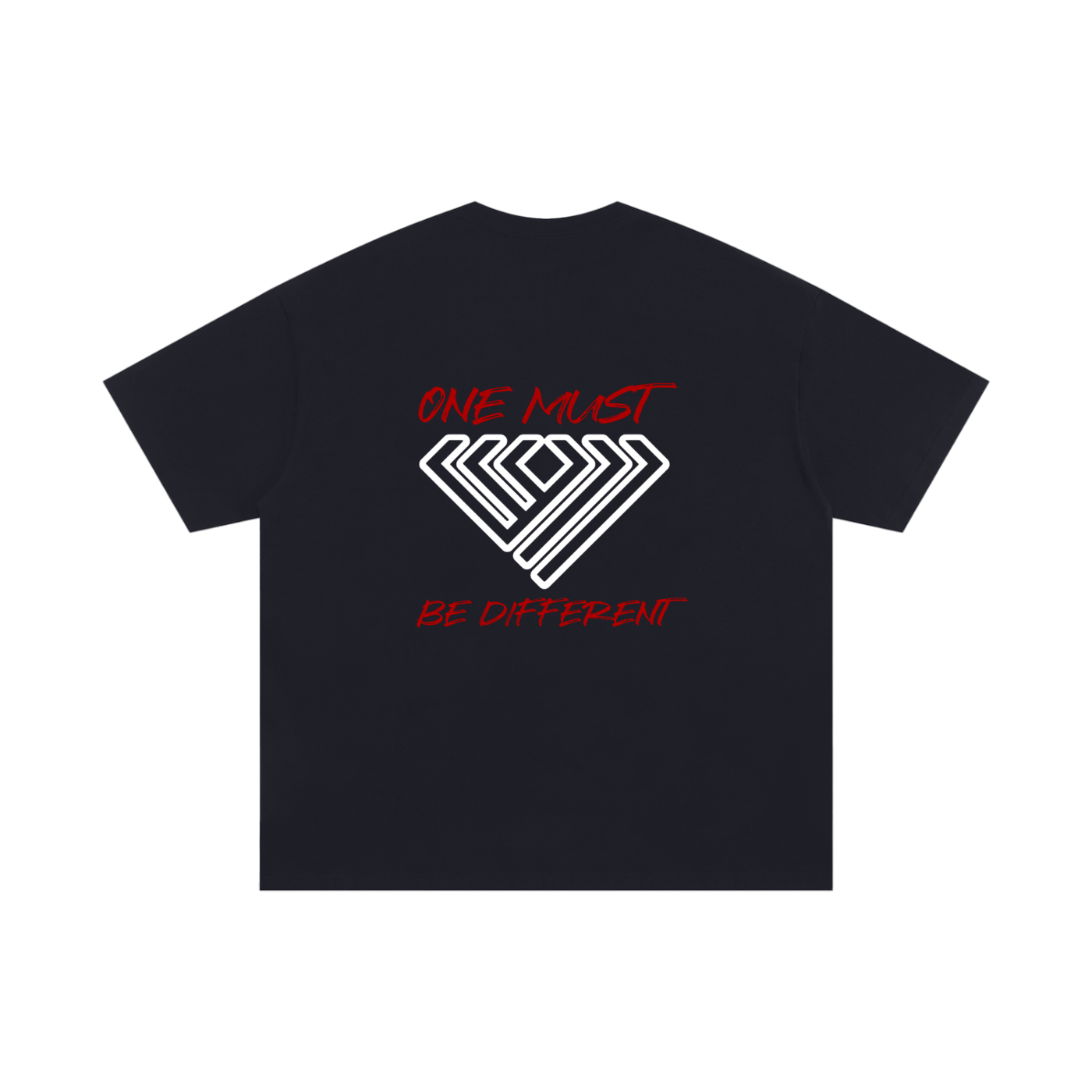 "One must be different" Unisex Oversized T-Shirt