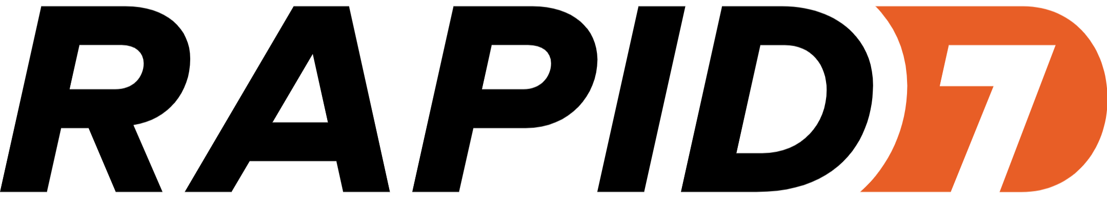 Logotipo de RAPID 1 en colores negro y naranja.