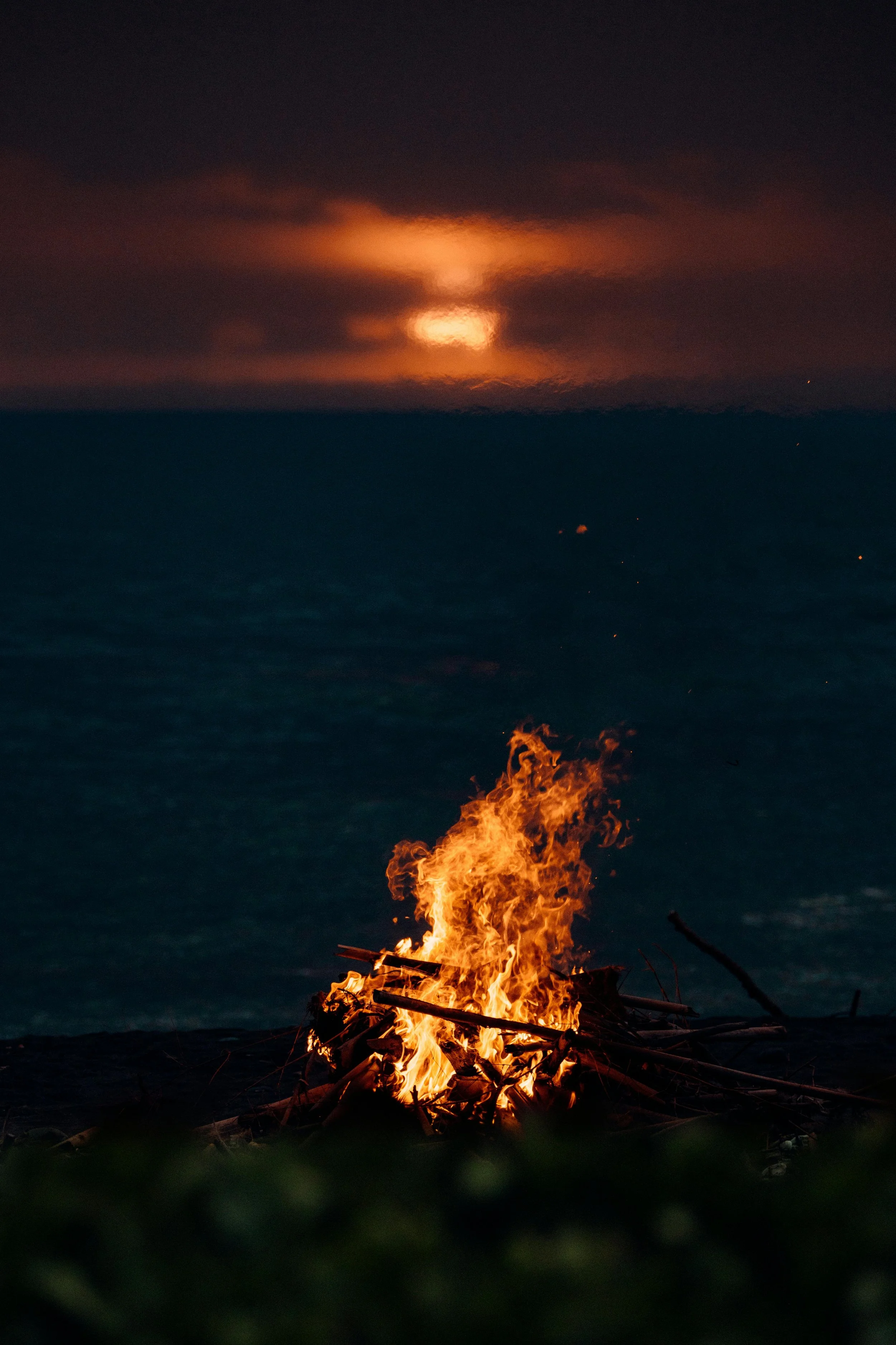 Summer Beach Bonfire and Outreach