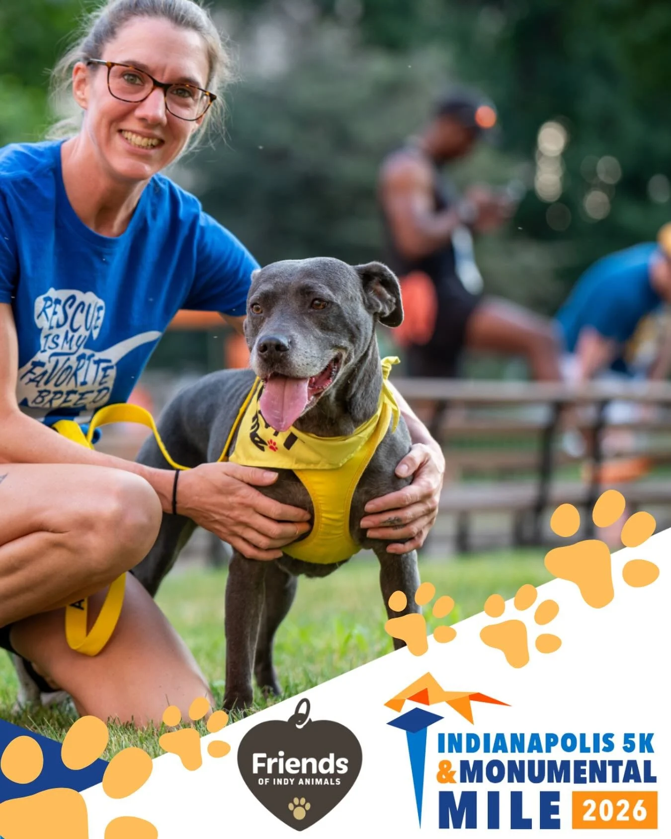 Any doggie dashers out there? 🐾 👟

We&rsquo;re excited to partner with @indymonumental again this year for the Doggie Dash at the Indianapolis 5K &amp; Monumental Mile on June 20. 🏆

$5 from every registration will support life-saving programs at 