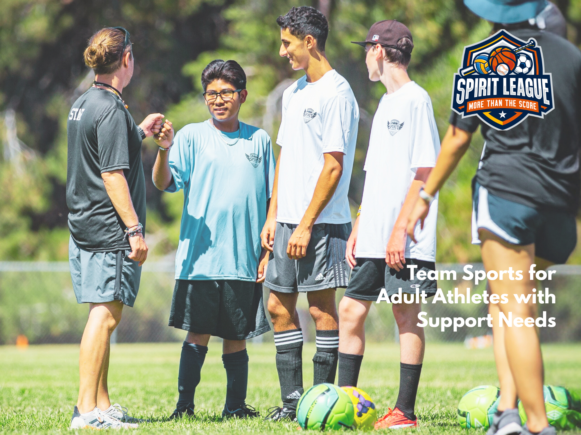 front of adult soccer table card for Spirit League 2026