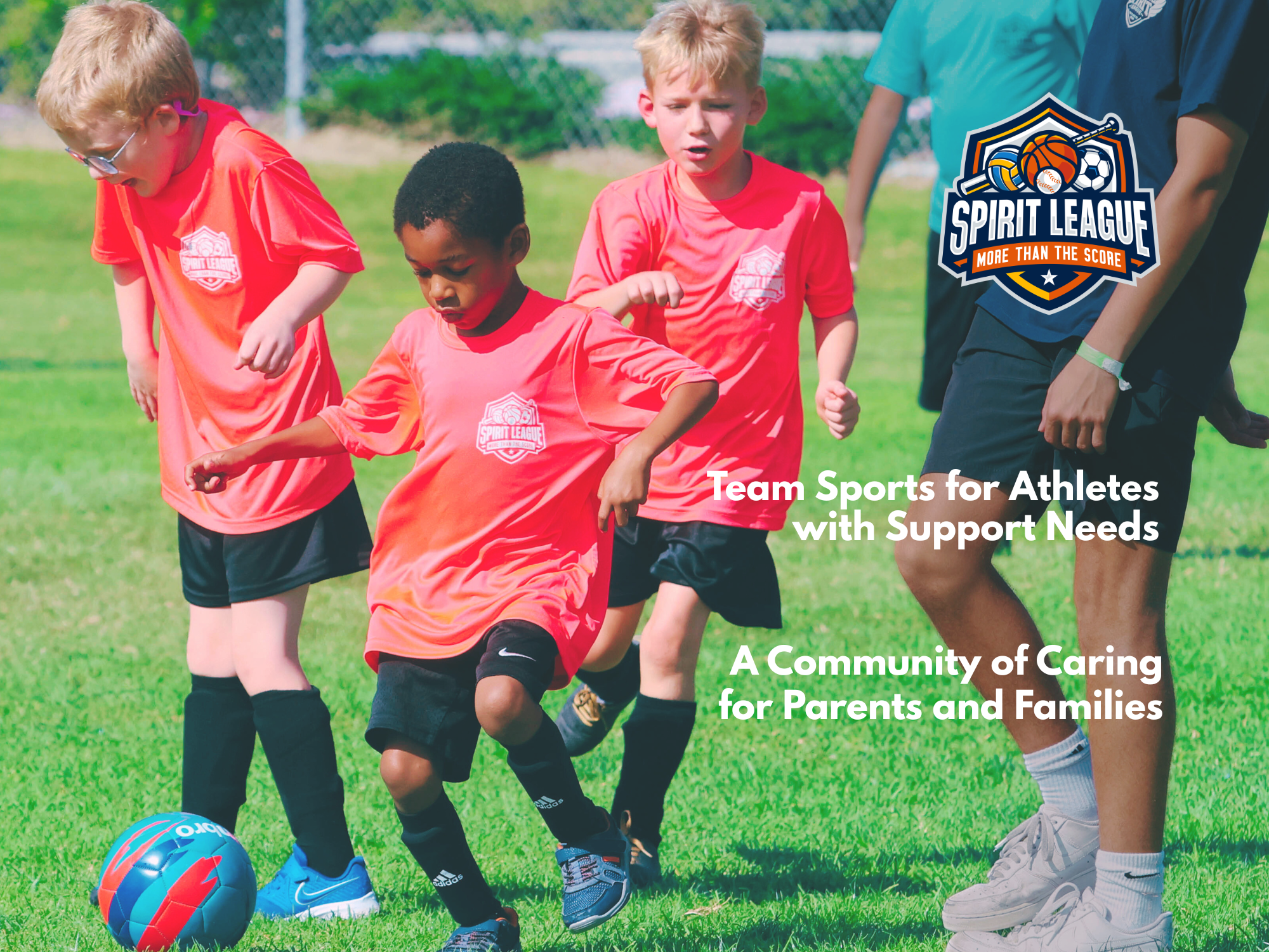 front of youth soccer table card for Spirit League 2026
