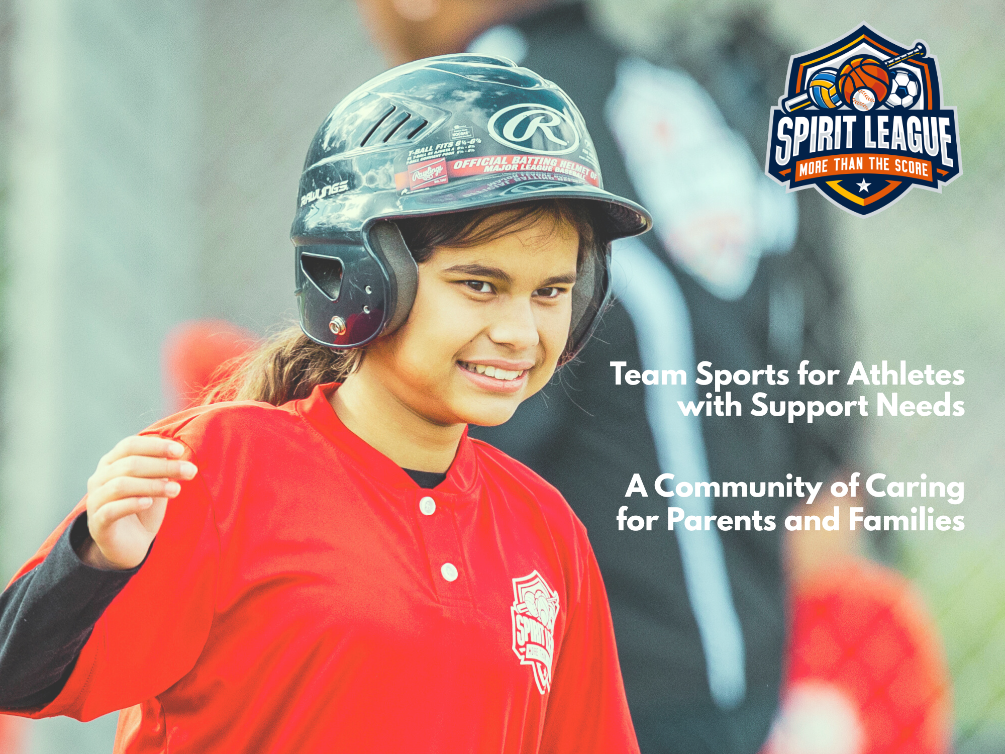 front of youth baseball table card for Spirit League 2026