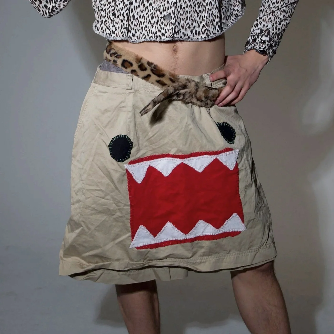 Tan Domo Skort