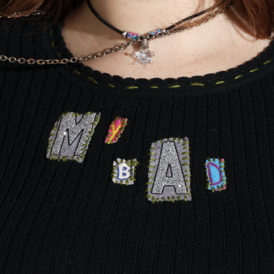 My Bad Long Sleave Black Shirt (ᵕ—ᴗ—)