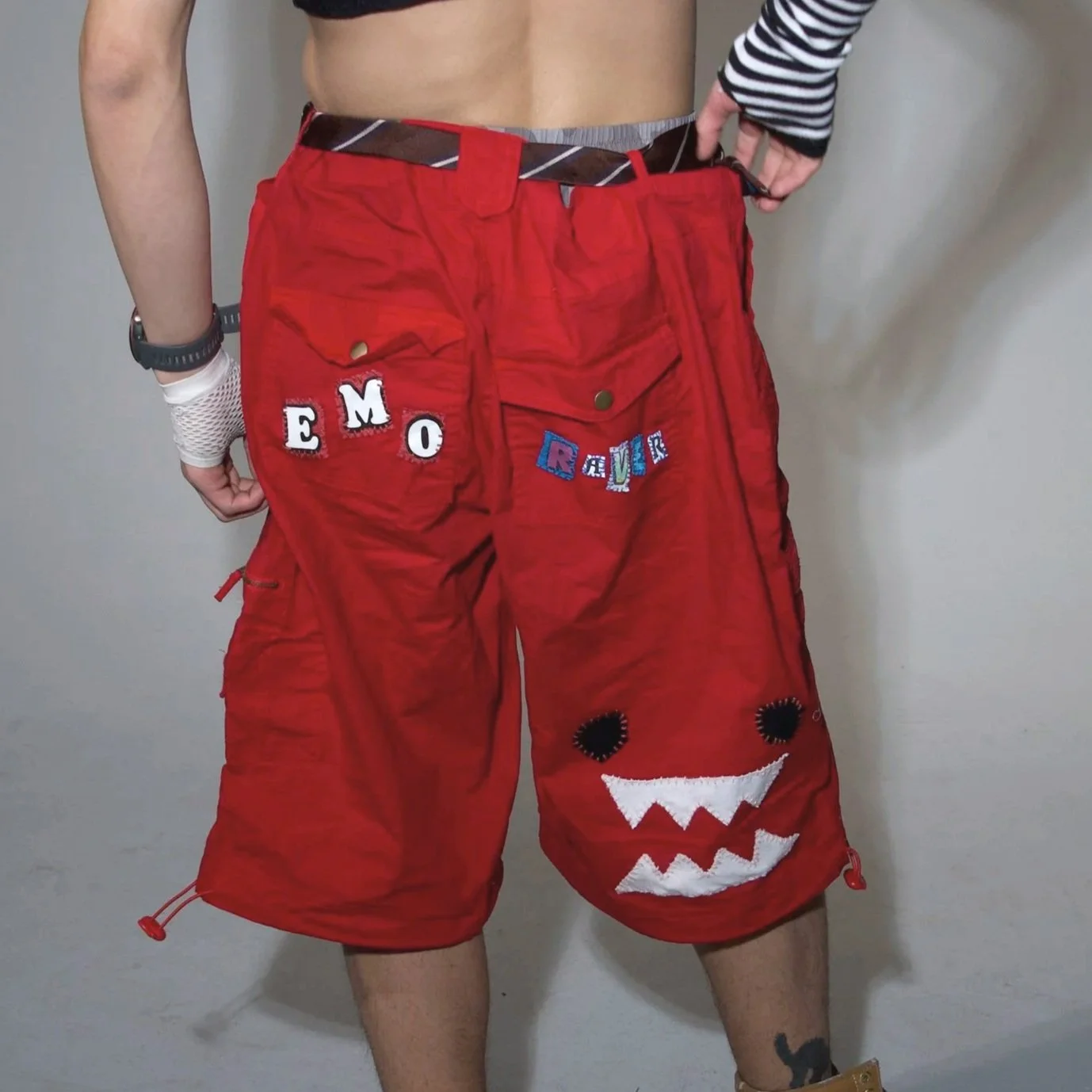 "Emo Raver" Domo Shorts