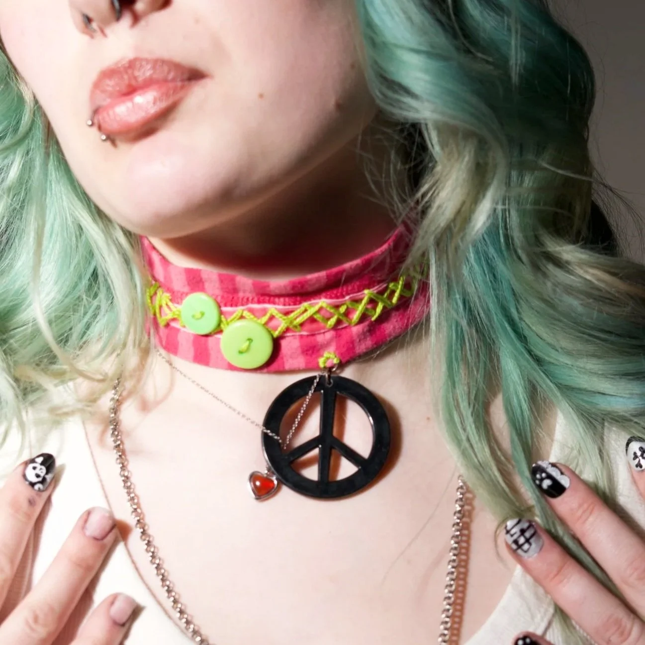 Peace Sign Choker ☮︎⋆˙⟡