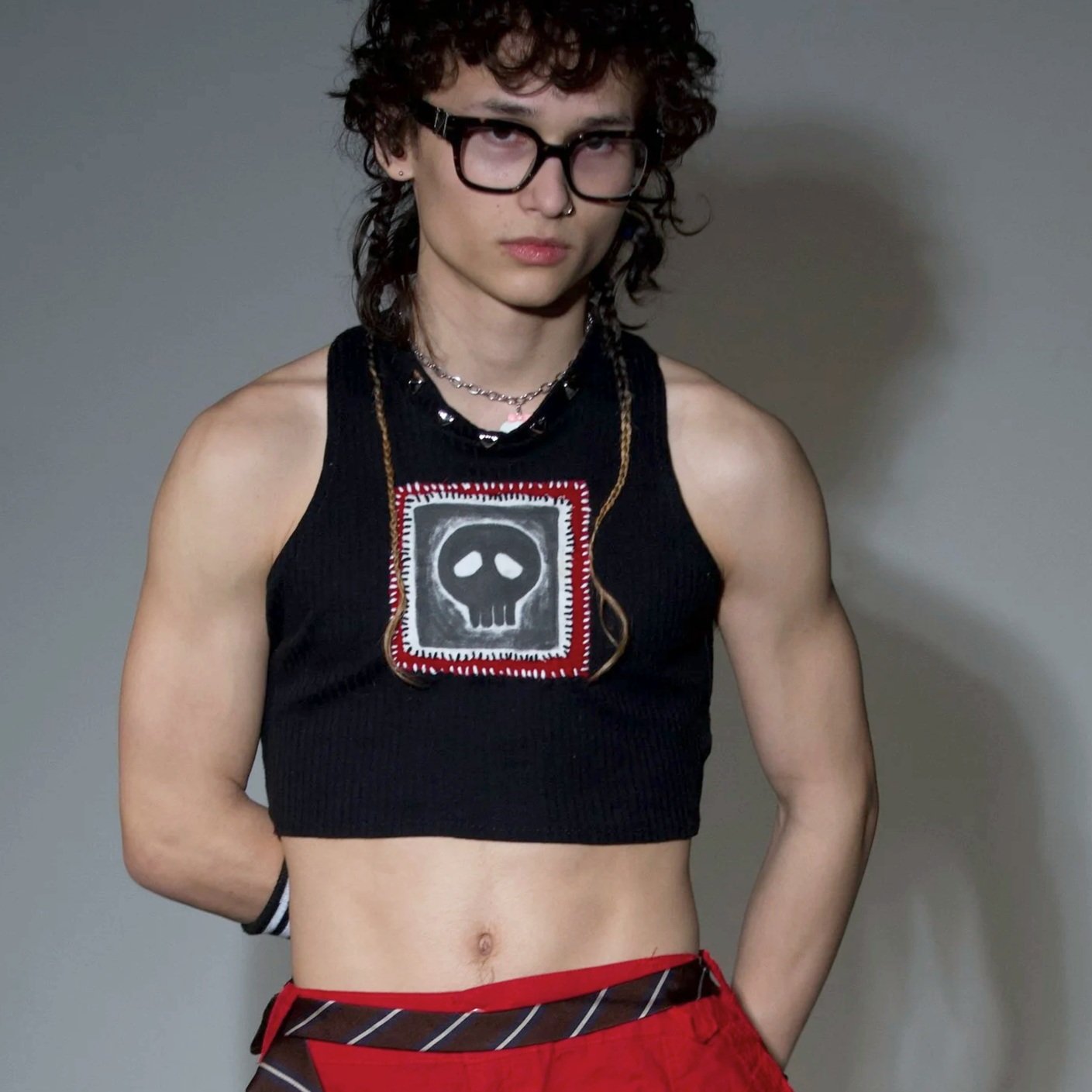 Patchwork Skull Tank