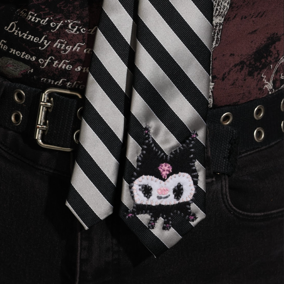 Kuromi Tie 𓆩ꨄ︎𓆪