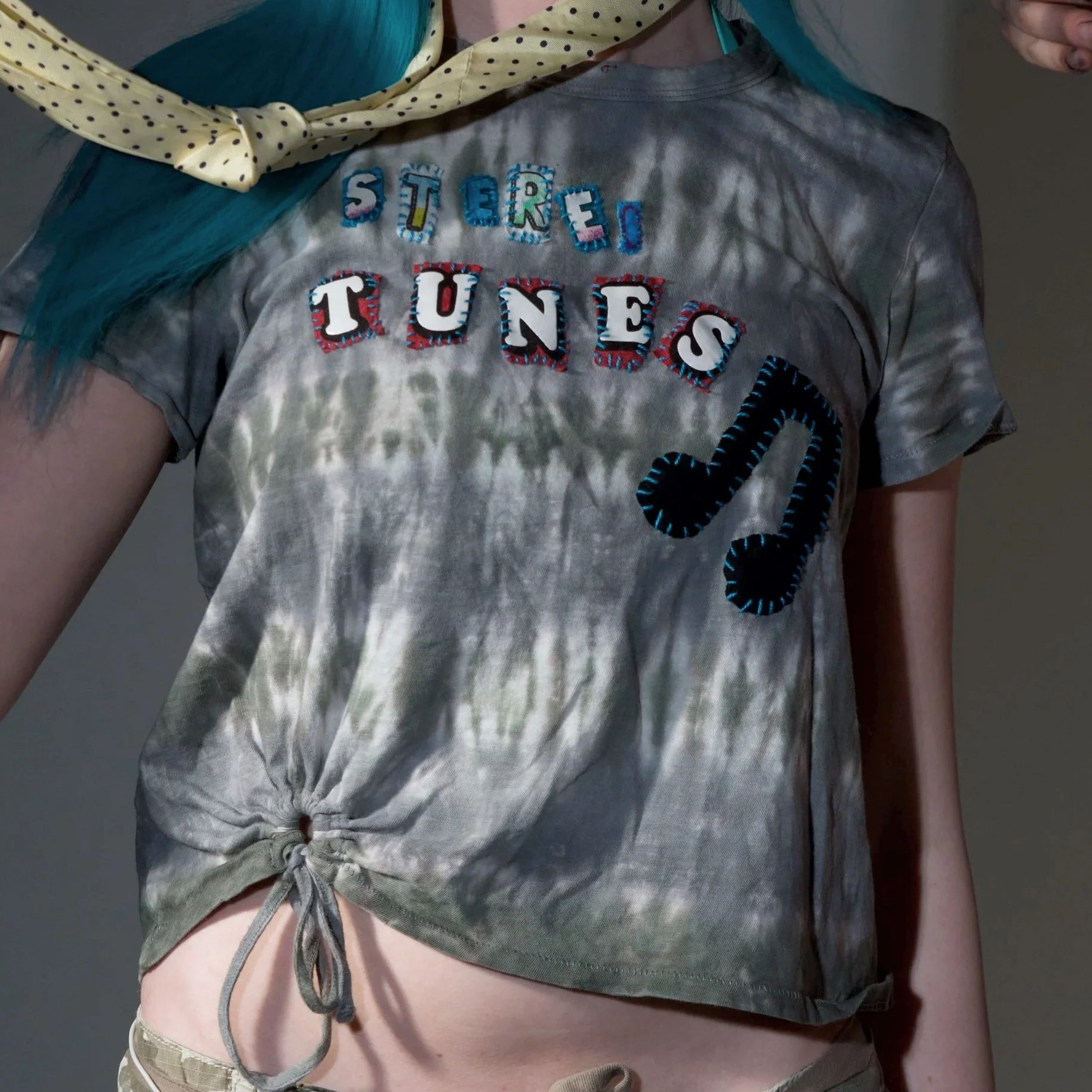 "Stereo Tunes" Patchwork Top ♬₊˚