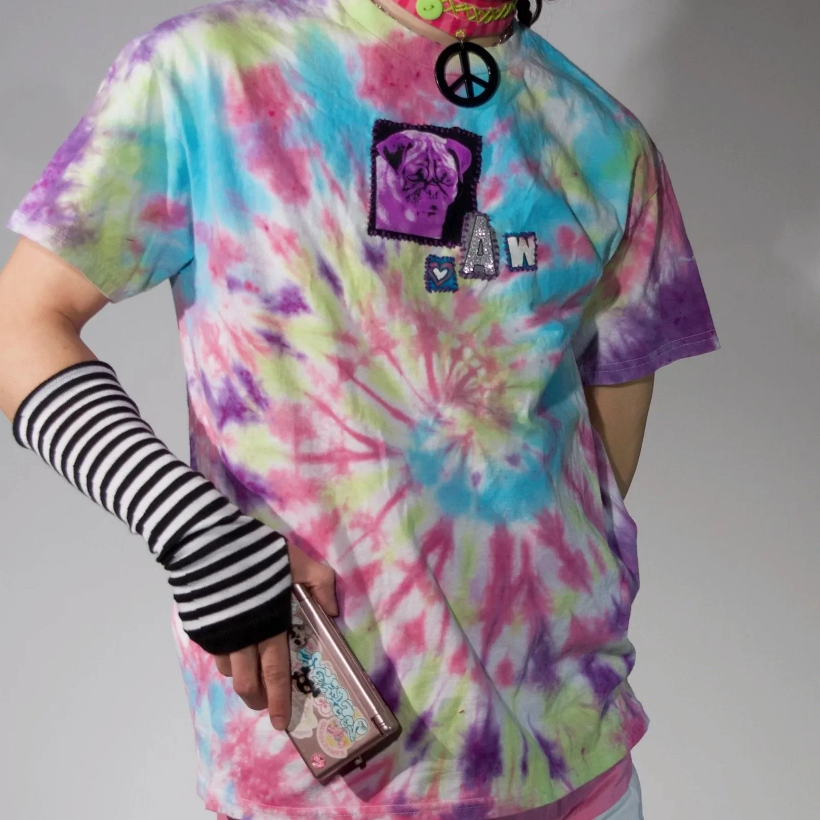 "Aw" Tye Dye Tee
