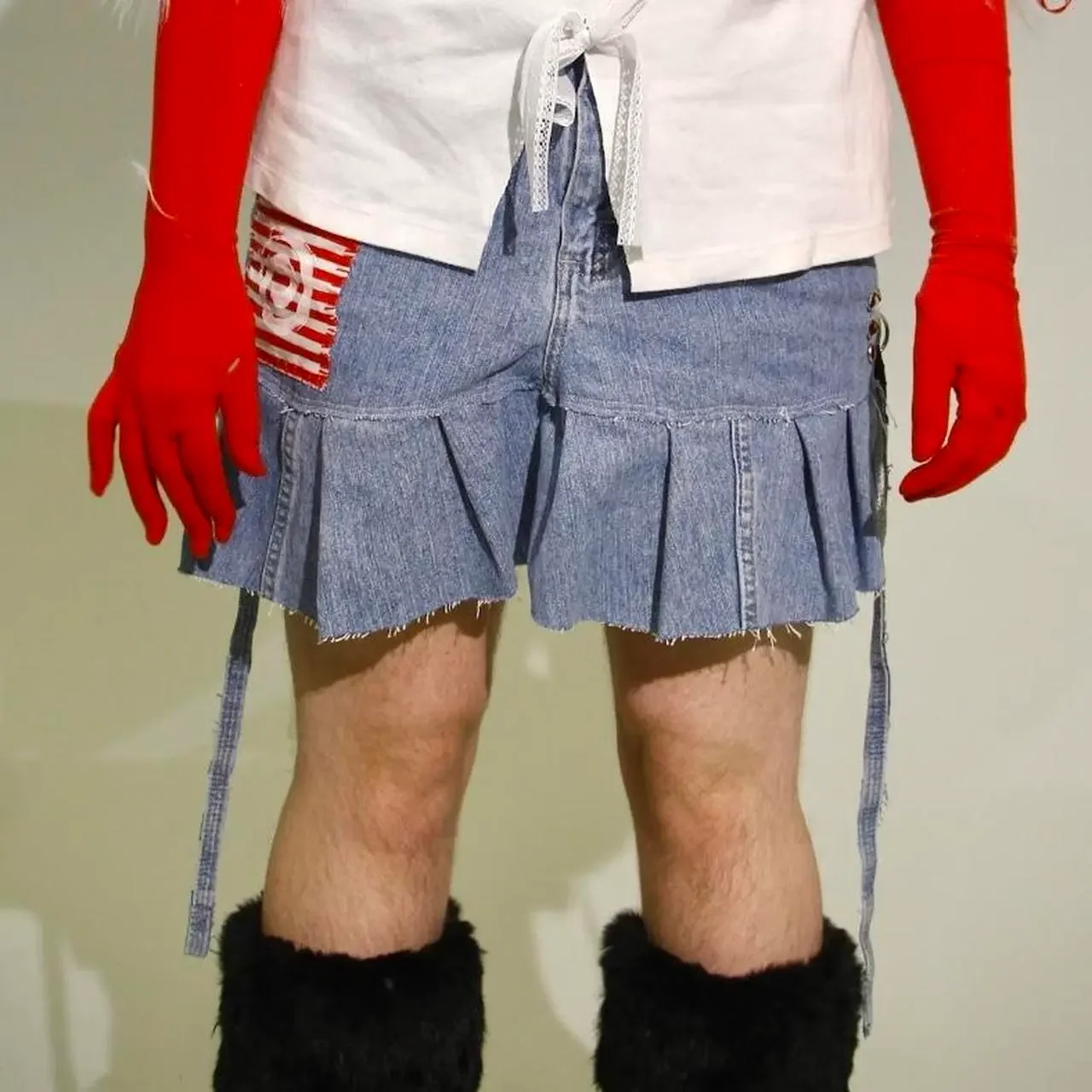 Pleated Spiral Skirt ⋆˚꩜｡