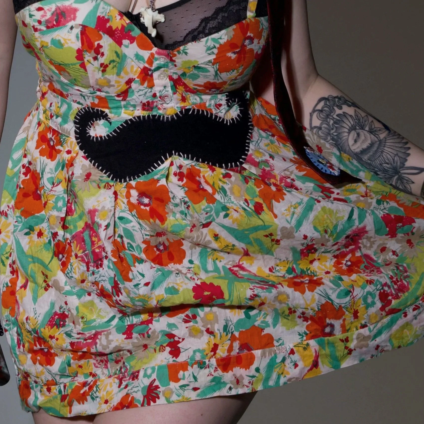 Mustache Dress