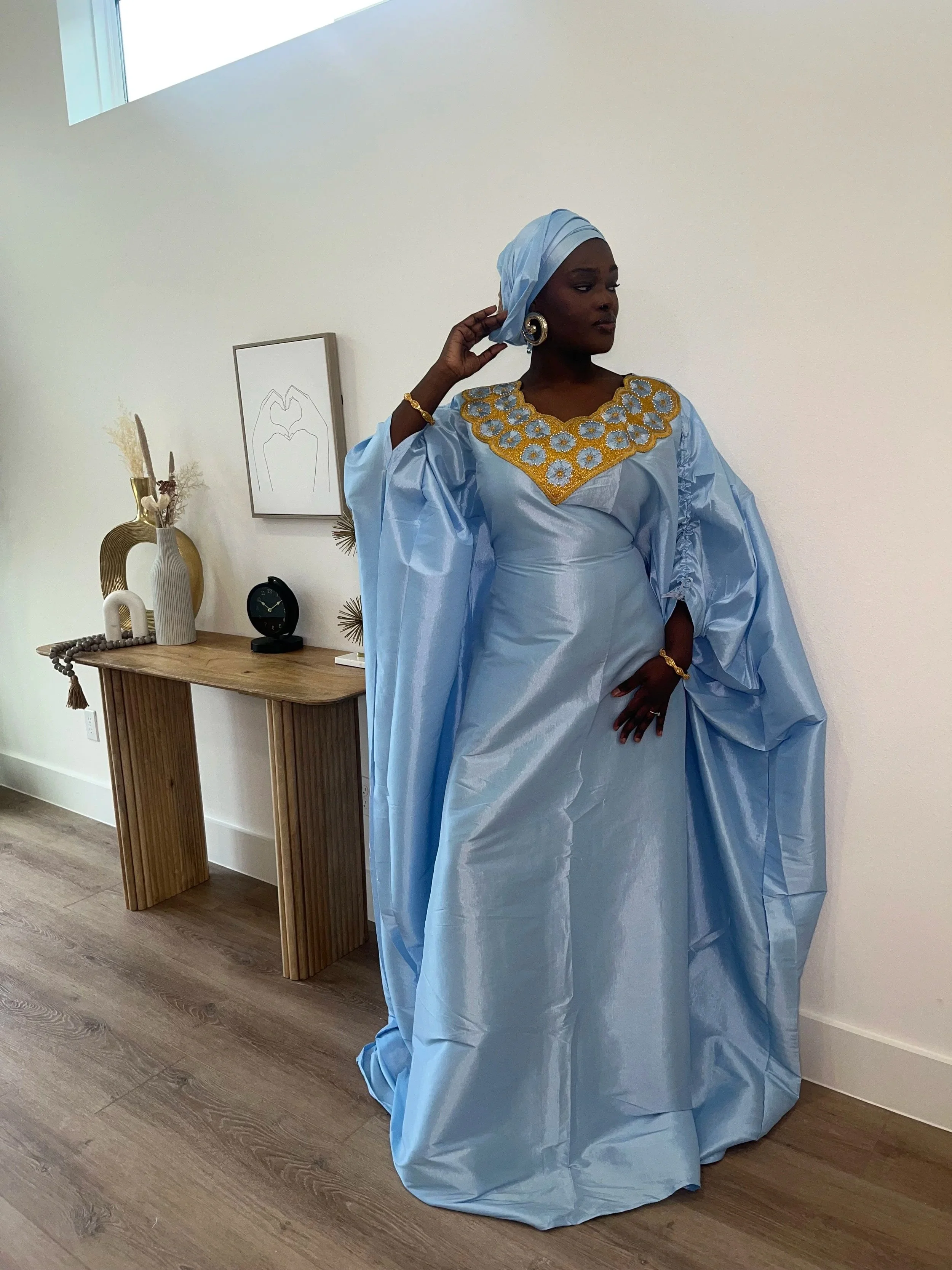 BLUE FLOWER BOUBOU