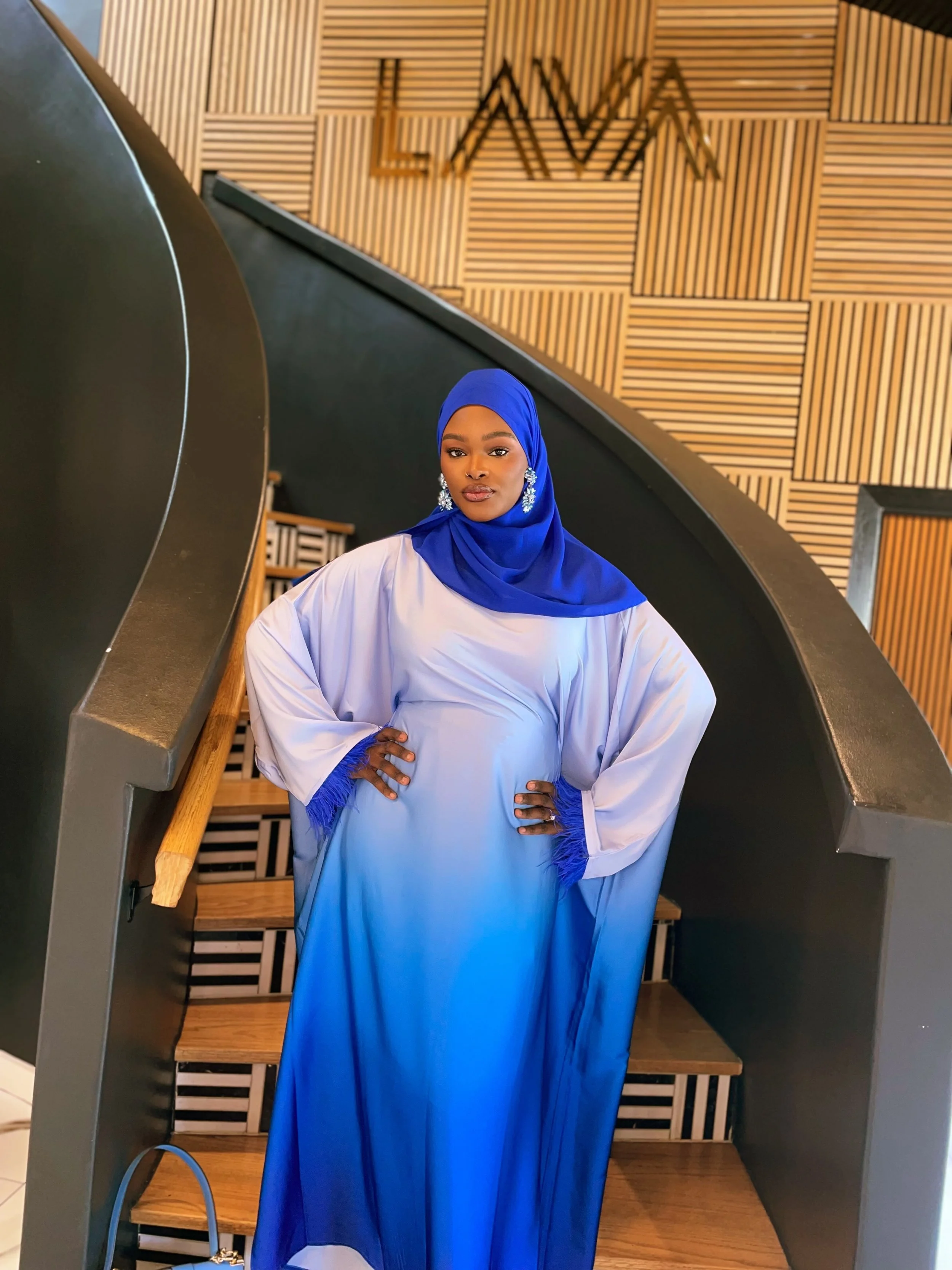 BUTTERFLY OMBRE ABAYA