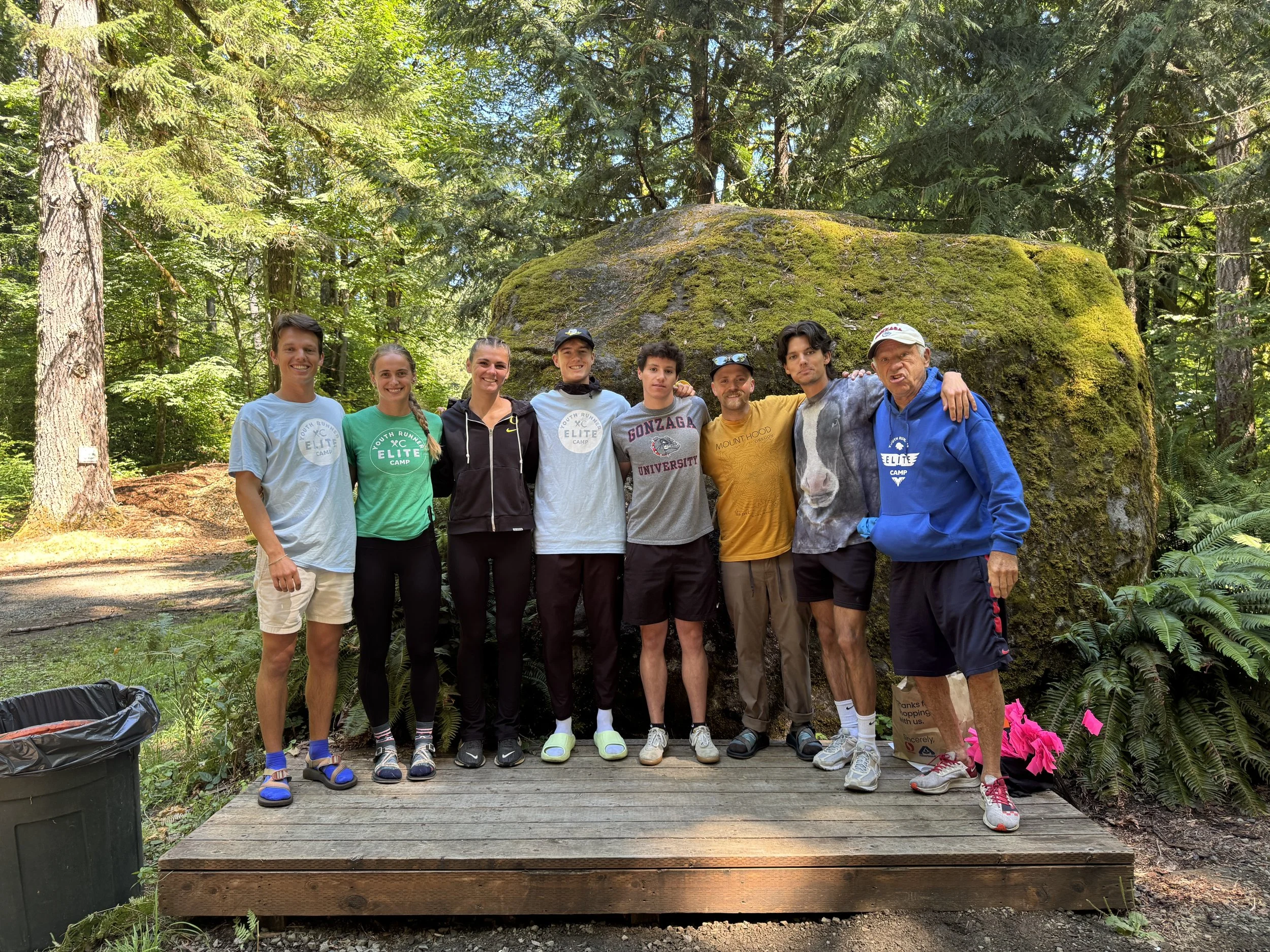 Coaching staff at Youth Runing Camps