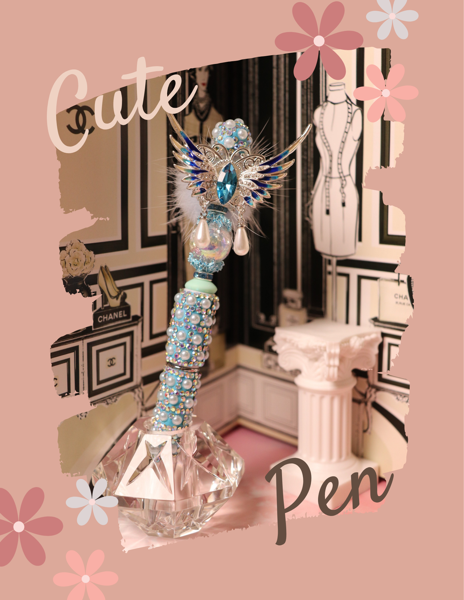 Jewel-Encrusted Elegance Pen