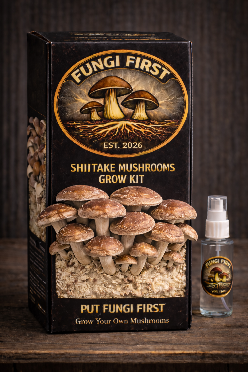 Shiitake Mushroom Grow Kit (Coming Soon!)