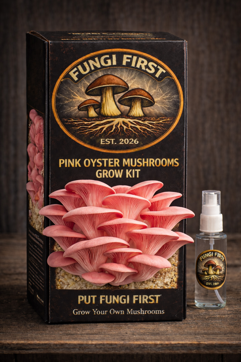 Pink Oyster Mushroom Grow Kit (Coming Soon!)
