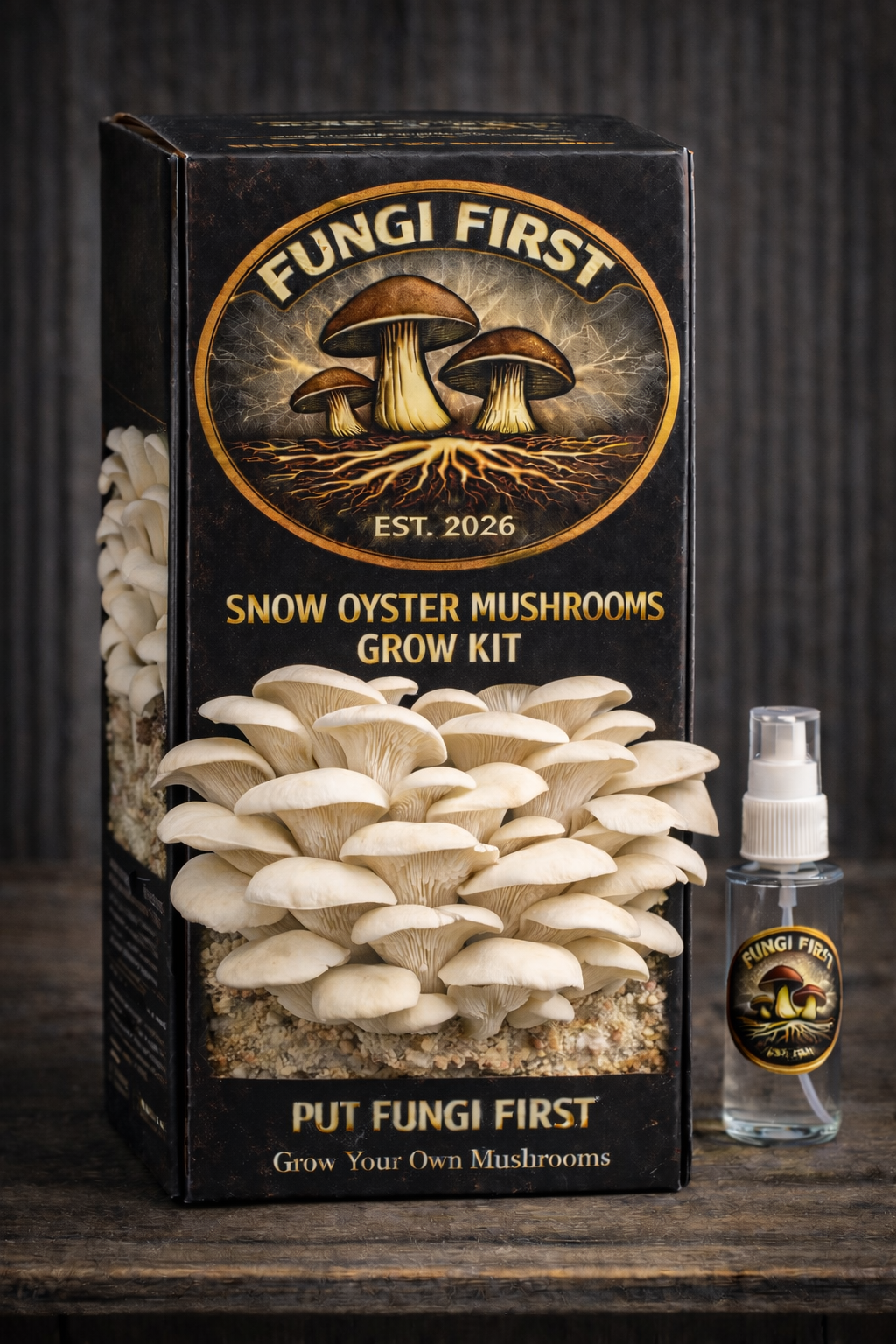 Snow Oyster Mushroom Grow Kit (Coming Soon!)
