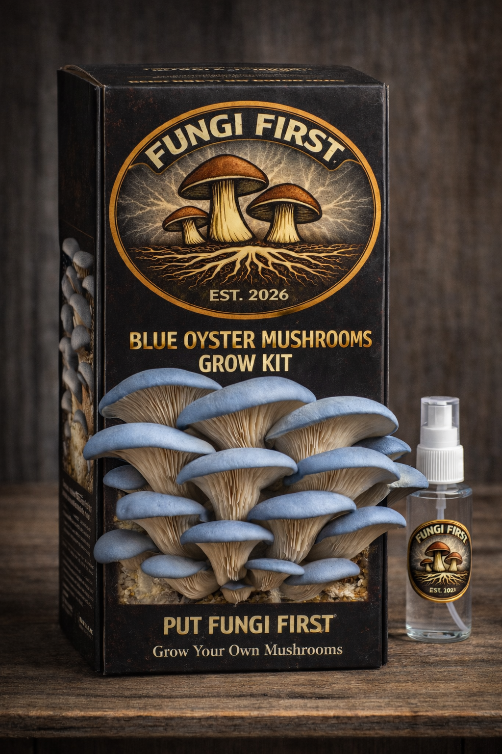 Blue Oyster Mushroom Grow Kit (Coming Soon!)
