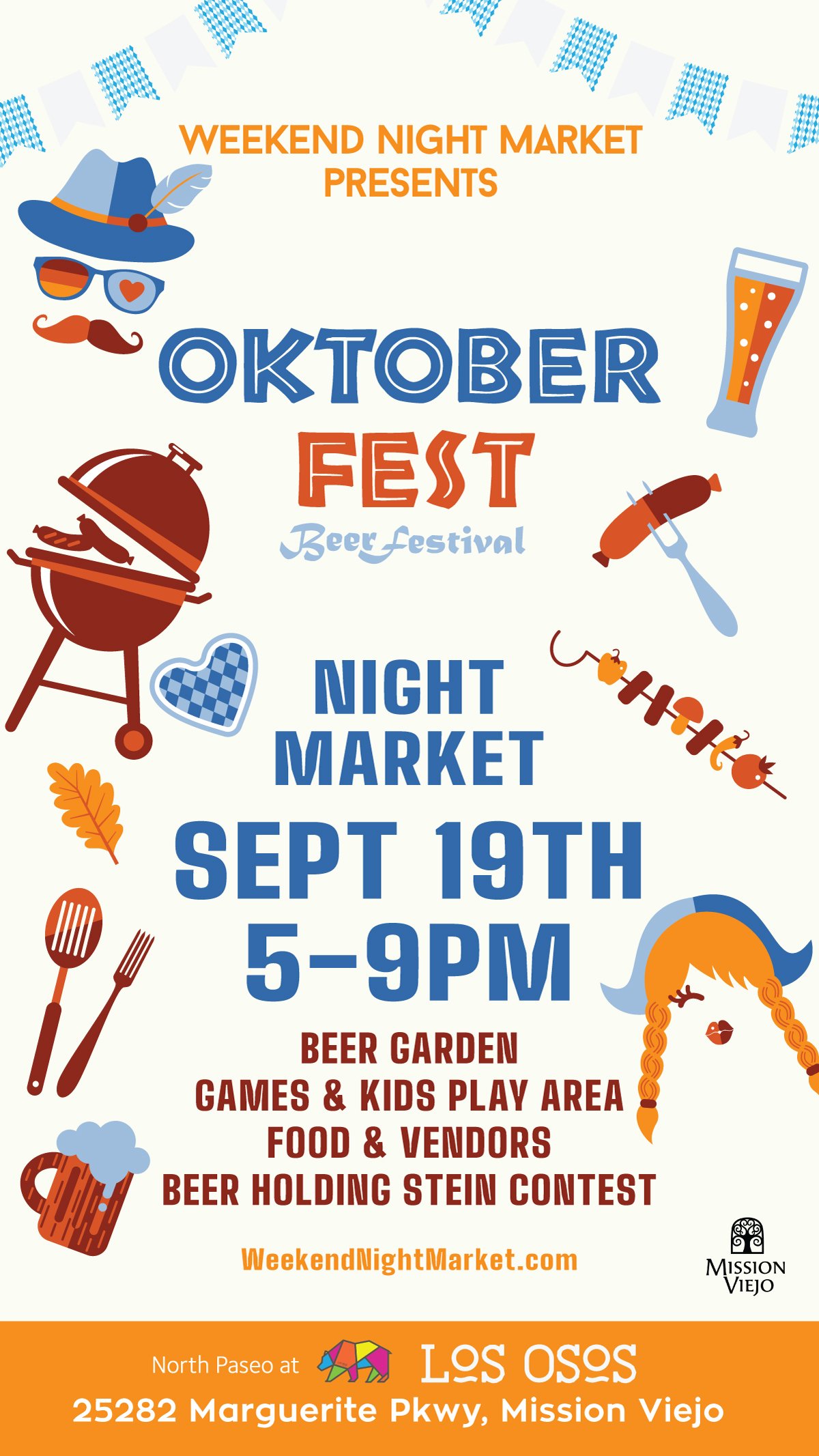 Oktober Fest Beer Festival Night Market